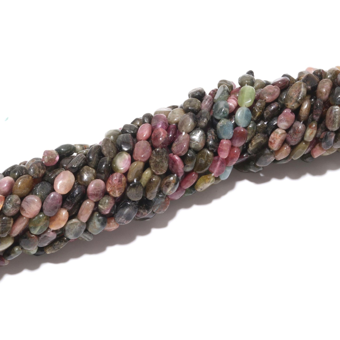 Multi Tourmaline Oval Beads Natural Multi Tourmaline Beads Smooth Tourmaline Oval Bead for Jewelry Making Craft Multi Color Fancy Tourmaline
