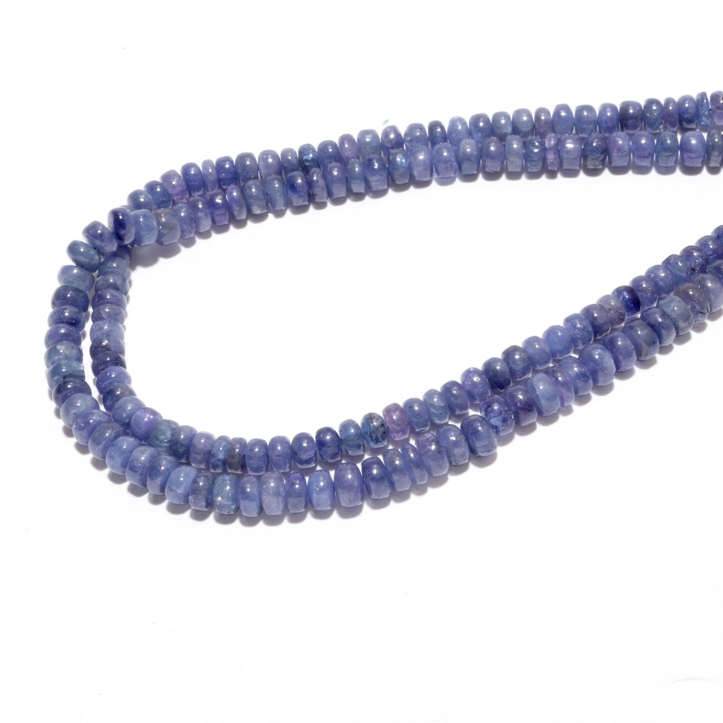 Tanzanite Smooth Rondelle Beads 7 MM Natural Tanzanite Rondelle Beads Blue Tanzanite Smooth Rondelle Beads for Designer Jewelry Making Craft