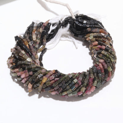 Multi Tourmaline chicklet Beads Natural Multi Tourmaline Beads Smooth Tourmaline Beads for Jewelry Making Craft Multi Color Fancy Tourmaline