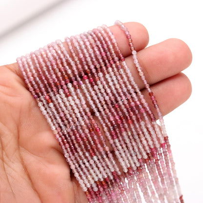 AAA Natural Tundra Sapphire Faceted Rondelle Beads, 2-2.25 MM Tundra Sapphire Rondelle Beads, 12” Sapphire Rondelle Beads
